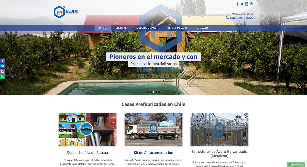 Venta de casas prefabricadas en Chile