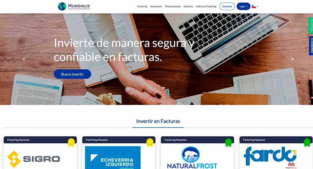 Financiamiento de facturas electrónicas en Chile