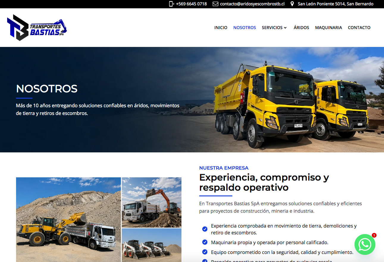 Retiro de escombros para obras